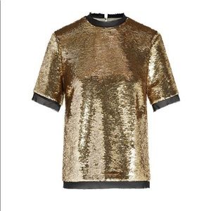 Rachel Zoe sequins Flynn top size 6